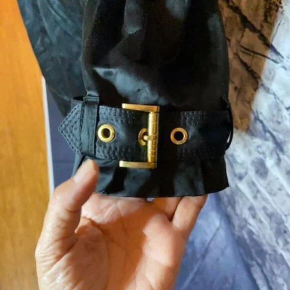 JUICY Couture Silky Babydoll Double Breasted Coat M - Picture 5 of 6